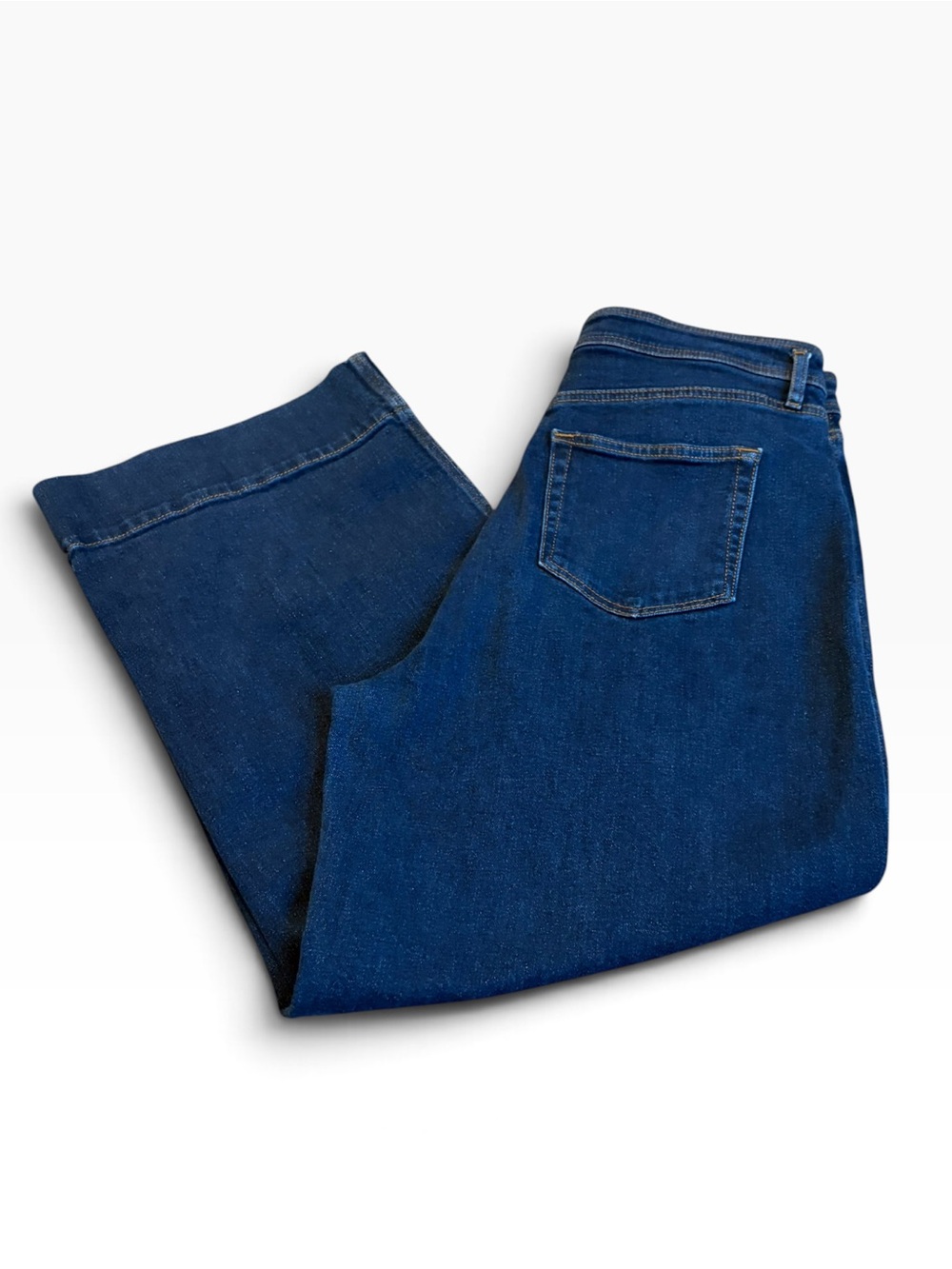 LOFT high waist wide leg jeans